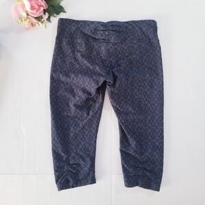 PRANA Misty Knicker Dark  Crop Yoga Leggings Small